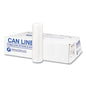 High-density Commercial Can Liners, 33 Gal, 17 Mic, 33" X 40", Clear, 25 Bags/roll, 10 Interleaved Rolls/carton