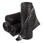 High-density Commercial Can Liners, 55 Gal, 22.1 Mic, 36" X 60", Black, 25 Bags/roll, 6 Interleaved Rolls/carton