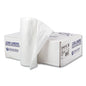 High-density Commercial Can Liners, 60 Gal, 14 Mic, 38" X 60", Clear, 25 Bags/roll, 8 Interleaved Rolls/carton