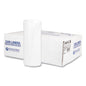 High-density Commercial Can Liners, 60 Gal, 17 Mic, 38" X 60", Clear, 25 Bags/roll, 8 Interleaved Rolls/carton