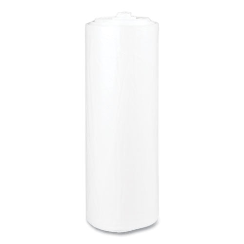 High-density Commercial Can Liners, 45 Gal, 12 Mic, 40" X 48", Clear, 25 Bags/roll, 10 Interleaved Rolls/carton