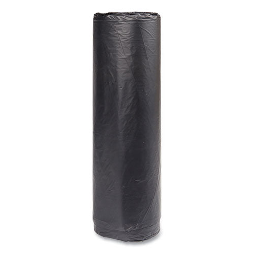 High-density Commercial Can Liners, 45 Gal, 16 Mic, 40" X 48", Black, 25 Bags/roll, 10 Interleaved Rolls/carton