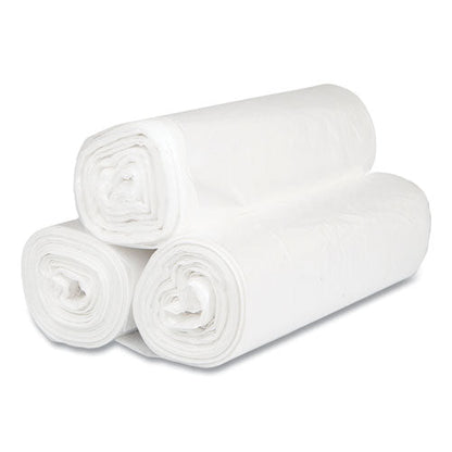 High-density Commercial Can Liners, 45 Gal, 16 Mic, 40" X 48", Clear, 25 Bags/roll, 10 Interleaved Rolls/carton