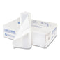 High-density Commercial Can Liners, 60 Gal, 17 Mic, 43" X 48", Clear, 25 Bags/roll, 8 Interleaved Rolls/carton
