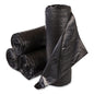High-density Commercial Can Liners Value Pack, 60 Gal, 19 Mic, 38" X 58", Black, 25 Bags/roll, 6 Interleaved Rolls/carton