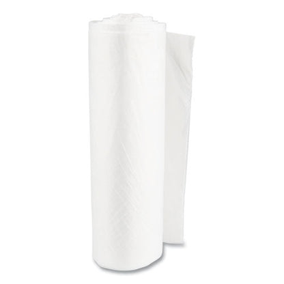 High-density Commercial Can Liners Value Pack, 60 Gal, 14 Mic, 38" X 58", Clear, 25 Bags/roll, 8 Interleaved Rolls/carton