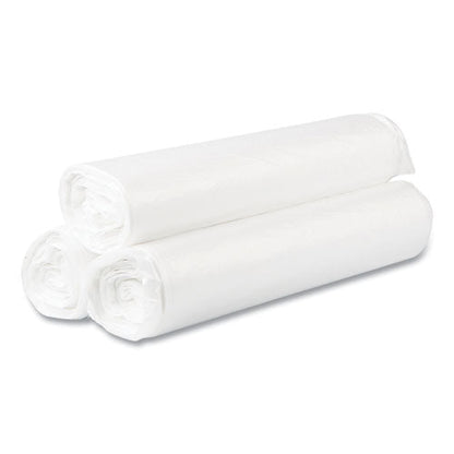 High-density Commercial Can Liners Value Pack, 45 Gal, 14 Mic, 40" X 46", Natural, 25 Bags/roll, 10 Interleaved Rolls/carton