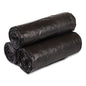 High-density Commercial Can Liners Value Pack, 60 Gal, 19 Mic, 43" X 46", Black, 25 Bags/roll, 6 Interleaved Rolls/carton