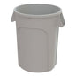 Value-plus Containers, 20 Gal, Low-density Polyethylene, Gray
