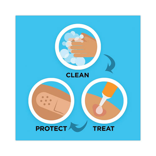 Mini First Aid To Go Kit, 12 Pieces, Plastic Case