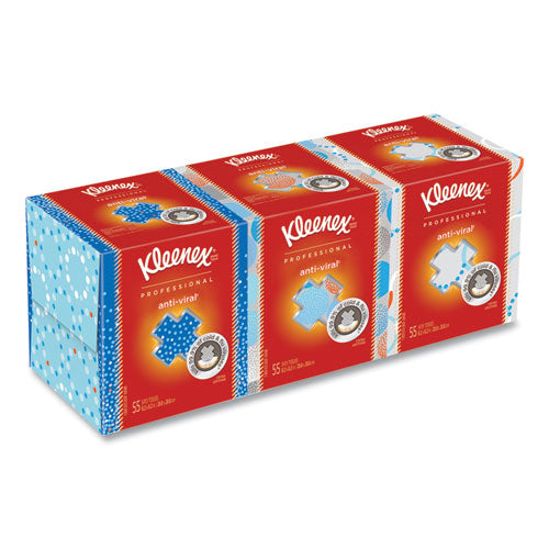 Boutique Anti-viral Tissue, 3-ply, White, Pop-up Box, 60/box, 3 Boxes/pack