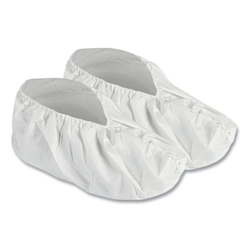 A40 Liquid/particle Protection Shoe Covers, X-large To 2x-large, White, 400/carton