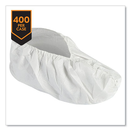 A40 Liquid/particle Protection Shoe Covers, X-large To 2x-large, White, 400/carton