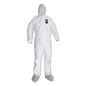 A45 Liquid/particle Protection Surface Prep/paint Coveralls, 2x-large, White, 25/carton