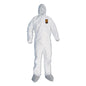 A45 Liquid/particle Protection Surface Prep/paint Coveralls, 3x-large, White, 25/carton