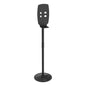 Floor Stand For Sanitizer Dispensers, Height Adjustable From 50" To 60", Black