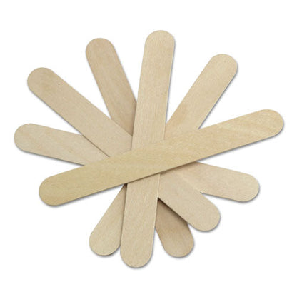 Sterile Tongue Depressors, Wood, 6" Long, 100/box