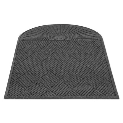 Ecoguard Diamond Floor Mat, Single Fan, 36 X 72, Charcoal