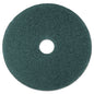 Low-speed High Productivity Floor Pads 5300, 19" Diameter, Blue, 5/carton