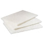 Light Duty Cleansing Pad, 6 X 9, White, 20/pack, 3 Packs/carton