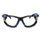 Solus 1000 Series Safety Glasses, Black/blue Plastic Frame, Clear Polycarbonate Lens