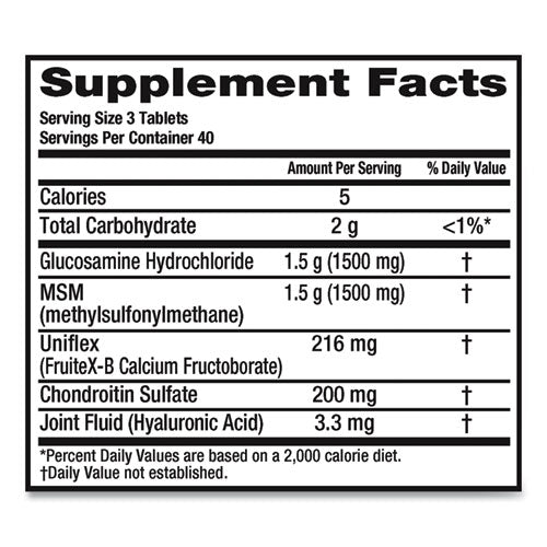 Move Free Advanced Plus Msm Joint Health Tablet, 120 Count