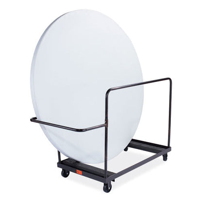 Folding Table Dolly For Round Tables, 660 Lb Capacity, 40.5 X 28 X 61.5, Brown, Ships In 1-3 Business Days