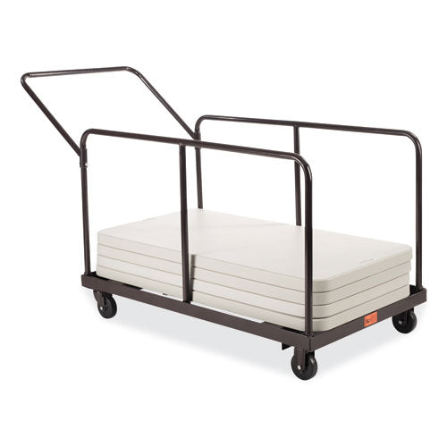 Folding Table Dolly For Round And Rectangular Tables, 660 Lb Capacity, 31.25 X 27.75 X 47.5, Brown,ships In 1-3 Business Days