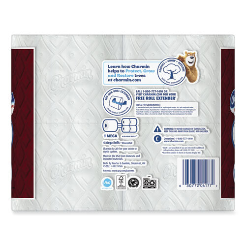 Ultra Strong Bathroom Tissue, Septic Safe, 2-ply, White, 242 Sheet/roll, 4/pack