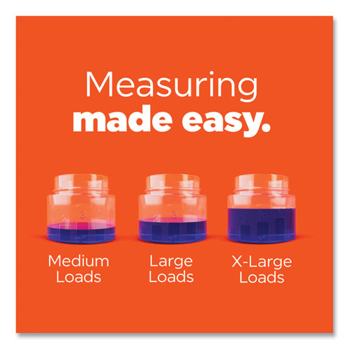 He Laundry Detergent, Original Scent, Liquid, 64 Loads, 92 Oz Bottle, 4/carton