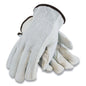 Top-grain Leather Drivers Gloves With Shoulder-split Cowhide Leather Back, Small, Gray