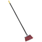 Bulldozer Landscaper's Upright Broom, 14 X 54, Powder Coated Handle Red/gray