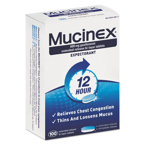 Expectorant Regular Strength, 100 Tablets/box, 12 Boxes/carton