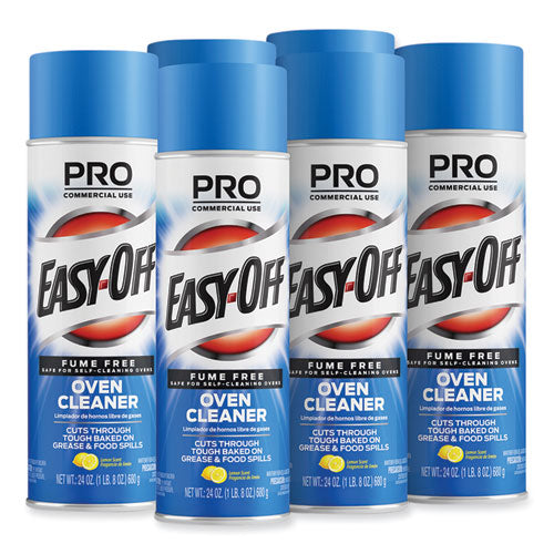 Fume-free Max Oven Cleaner, Foam, Lemon, 24 Oz Aerosol Spray