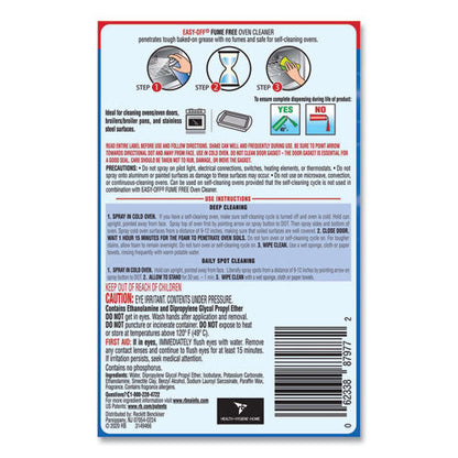 Fume-free Oven Cleaner, Lemon Scent 14.5 Oz Aerosol Spray, 12/carton