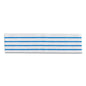 Disposable Microfiber Pad, 4.75 X 19, White/blue Stripes, 50/pack, 3 Packs/carton