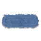 Twisted Loop Blend Dust Mop, Pic/pet Polyester, 24" X 5", Blue