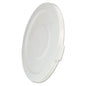 Brute Self-draining Flat Top Lids For 32 Gal Round Brute Containers, 22.25" Diameter, White
