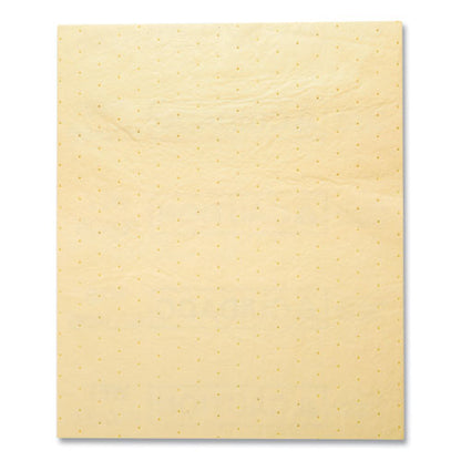 Over-the-spill Pad, Caution Wet Floor, 16 Oz, 16.5 X 20, 22 Sheets/pad