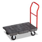 Heavy-duty Platform Truck Cart, 1,000 Lb Capacity, 24 X 36 Platform, Black