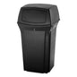 Ranger Fire-safe Container, 45 Gal, Structural Foam, Black