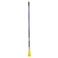 Gripper Fiberglass Mop Handle, 1" Dia X 60", Blue/yellow