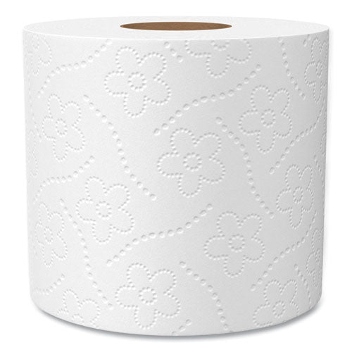 100% Recycled Bathroom Tissue, Septic Safe, Individually Wrapped Rolls, 2-ply, White, 500 Sheets/jumbo Roll, 60/carton