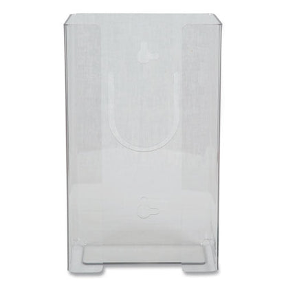 Clear Plexiglas Disposable Glove Dispenser, 1-box, Plexiglas, Clear, 5.5 X 3.75 X 10