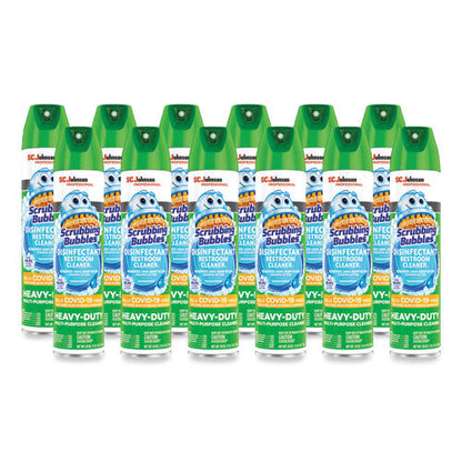 Disinfectant Restroom Cleaner Ii, Rain Shower Scent, 25 Oz Aerosol Spray, 12/carton