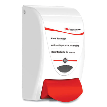 Hand Sanitizer Dispenser, 1 Liter Capacity, 4.92 X 4.6 X 9.25, White