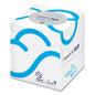 Heavenly Soft Facial Tissue, 2-ply, White, 90/cube Box, 36 Boxes/carton