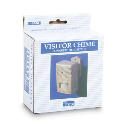 Visitor Arrival/departure Chime, Battery Operated, 2.75 X 2 X 4.25, Gray