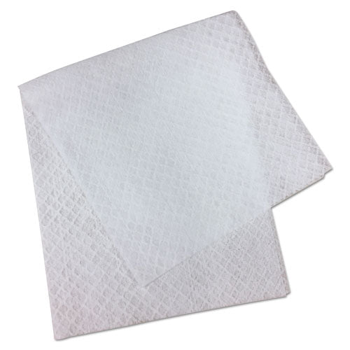 L3 Quarter-fold Wipes, 3-ply, 7 X 6, Unscented, White, 60 Towels/pack