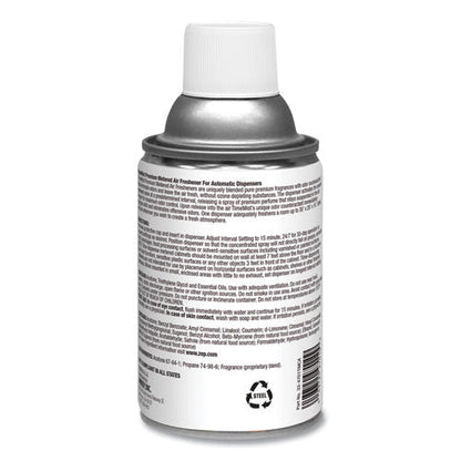Premium Metered Air Freshener Refill, Dutch Apple And Spice, 6.6 Oz Aerosol Spray, 12/carton